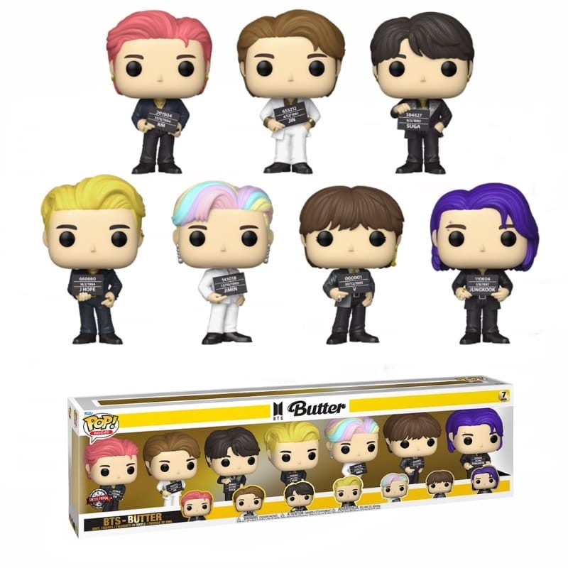 FUNKO ACTION FIGURES FUNKO POP BTS BUTTER PACK